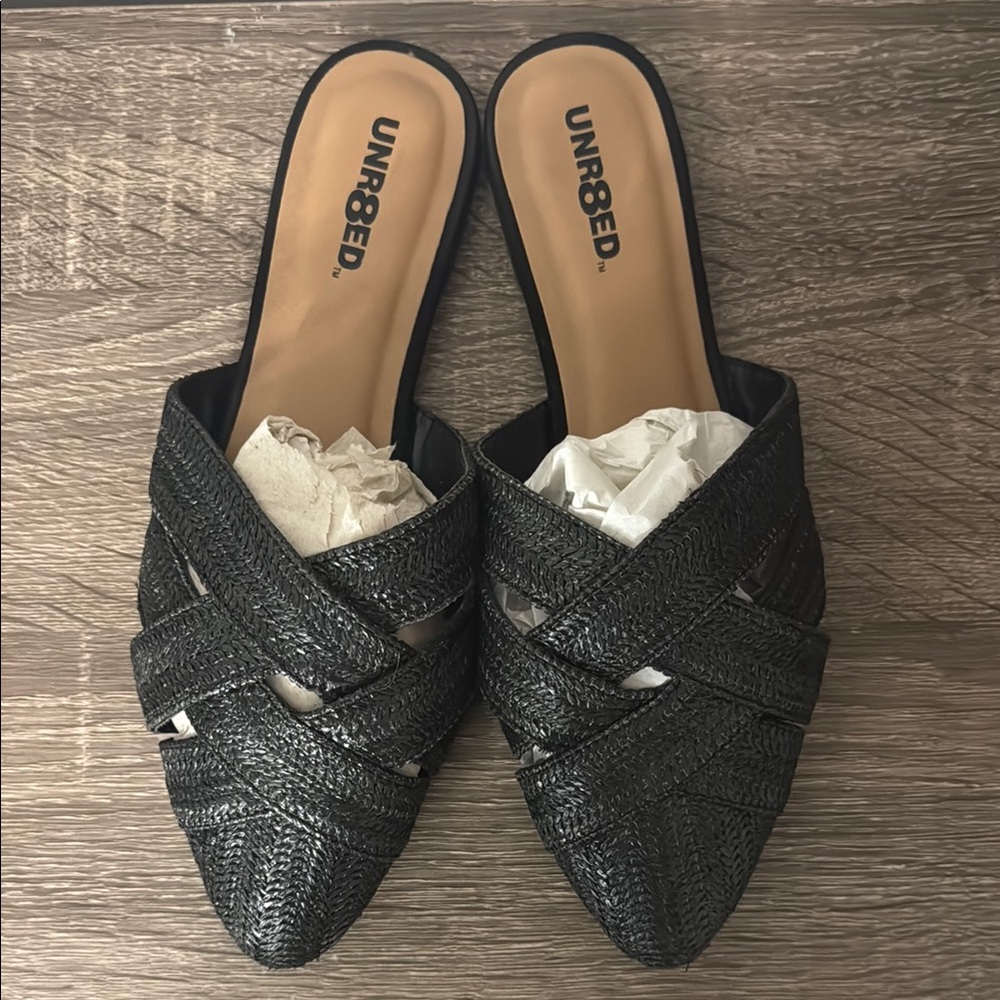 Unr8ted basketweave Slip-On Shoes(8)